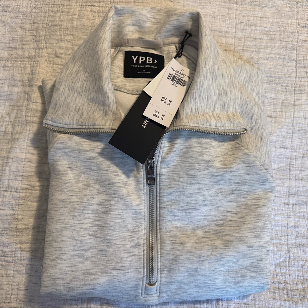 Abercrombie YPB Half zip knit pullover
